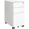 Boxxx Rollcontainer, Weiß, Metall, 3 Schublade(n) Schubladen, 30x59.2x46 cm, Beimöbel erhältlich, Arbeitszimmer, Container, Rollcontainer