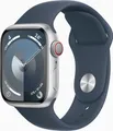 Watch Series 9 Cellular 41mm Smartwatch Aluminium silber (MRHV3QF/A)