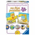 Ravensburger Puzzle Tierische Baustelle My First Puzzles Kinderpuzzle 9x2 Teile
