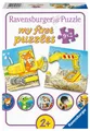 Ravensburger Kinderpuzzle - 03074 Tierische Baustelle - Schaumstoff-Puzzle mit 9
