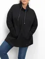 NEU - SHEEGO - GR. 52/54 - Pullover Sweatshirt schwarz A-Linie figurumspielend