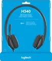 Logitech Headset H340, USB, Stereo schwarz, Retail