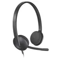 USB Headset Logitech H340, binaural, verstellbares Mikrofon mit Geräuschfilter, verstellbarer Kopfbügel, B 173 x T 65 x H 210 mm, schwarz 326681