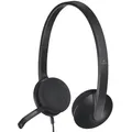 Logitech H340 Headset Schwarz Kopfhörer Mikrofon On-ear USB Kabelgebunden Skype
