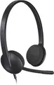 Logitech H340 Kopfhörer mit Mikrofon, Stereo-Headset, Verstellbares Mikrofon mit