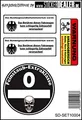 unbekannt JDM- Aufkleberset Sticker Feinstaub Plakette Fun Lustig