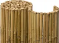 Sichtschutz aus Bambus - Rollzaun DELUXE (Höhe x Breite) - 150 x 180 cm, Bambuszaun, Zaun, Gartenzaun