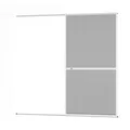 Culex Fliegengitter Schiebetür Comfort weiß, für Türen, mit Rahmen, 120x240cm
