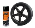Foliatec Sprühfolie Auto Felgenfolie Sprüh Lack Spraydose Abziehbar, Gute Deckkraft, schwarz glänzend, 1x 400ml