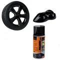 Foliatec 2036 Sprüh Folie für Felgen 1x 400ml Felgenfolie SCHWARZ GLÄNZEND