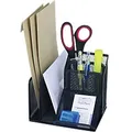 Wedo Schreibtisch-Organizer Mesh 65501, schwarz, 4 Fächer, 158x145x135mm