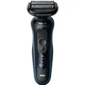 Braun Series 5 52-B1000s Wet&Dry Rasierer blau Schnelllade-Funktion Turbo-Stufe