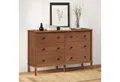 IDIMEX Kommode APOANA, Sideboard mit 6 Schubladen aus Massivholz skandi Kastanien farben