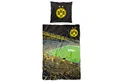 BVB Bettwäsche BVB-Bettwäsche Südtribüne (135 x 200 cm), Baumwolle, 2 teilig
