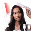 STYLPRO LED Rotlicht Haarbürste mit 49x 655nm LEDs, stimuliert Haarfollikel & Haarwachstum, fördert Haarreparatur, flexible Borsten, wiederaufladbar, Kopfhautmassage mit Ultraschall