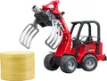 Bruder® Spielzeug-Landmaschine Schäffer Hoflader 2630/Ballengreifzange/Rundballen (02192), Made in Europe