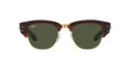 Ray-Ban Mega Clubmaster RB 0316S Tortoise/Green 53/21/145 Unisex Sonnenbrille, türkis