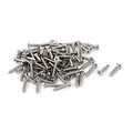 sourcing map M2.2X 13mm Phillips Flat Head selbstschneidenden Schraube Silber Ton 100PCS DE de