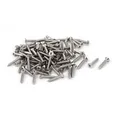 M2.2X 13mm   Flat Head selbstschneidenden Schraube Silber Ton 100PCS