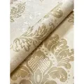 Newroom Vliestapete, Beige Tapete Barock Ornament - Barocktapete Creme Braun Glamour Modern Prunk für Wohnzimmer Schlafzimmer Küche goldfarben