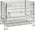 Kongamek Gitterbox verzinkt 1200x800x980mm vorne halb zu öffnen 1000kg Tragkraft