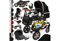 KESSER Kombi-Kinderwagen, 4in1 Loops Kinderwagen Komplettset auch als Buggy, Kinder bis 4 Jahre