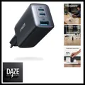 Nano 65W USB C Ladegerät, 3-Port PPS Schnellladegerät, iPad Ladegerät, Kompak...