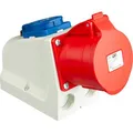 PCE-Electric CEE-Steckdose 47411L, 32 A, 400 V, 5-polig, IP44, mit Schutzkontakt