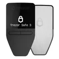 Trezor Safe 3 - Passphrase und Krypto Hardware Wallet mit Secure Element-Schutz – Kaufen,Speichern,Verwalten Sie Digitale Assets Einfach und Sicher (Stellar Silver)