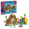 LEGO Friends 42673 Familienurlaub im Strandresort Bausatz, Mehrfarbig