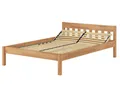 ERST-HOLZ Massivholzbett Doppelbett Echtholzbett Bettrahmen Buche Lackiert Massiv 140 x 200 cm, Buche geölt