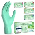 ARNOMED RAINBOW NITRIL PEPPERMIINT GREEN Nitrilhandschuhe mintgrün puderfrei, VE 100 Stück 8/M