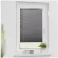 Roomy Plissee Plissee Haftfix, ohne Bohren, Saugnapf grau 70 cm