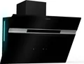 Klarstein Alina 60 Dunstabzugshaube - 600 m³/h, Touchpanel, LED-Hintergrundbeleuchtung, , Leise 63 dB, Abzugshaube Küche, Umluftbetrieb, 60 cm, Schwarz