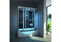 TroniTechnik Eckdusche LIMNOS Komplettdusche 170 x 90cm Acrylbadewanne,Rundum-Sicherheitsglas, BxT: 90x170 cm, Sicherheitsglas, integriertes Radio, Massagefunktion, ESG, Glasfaserverstärktes Sanitäracryl, Whirlpool, Farblichttherapie