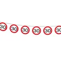 30. Geburtstag Wimpelkette Verkehrsschilder Wimpelgirlande Geburtstagsgirlande