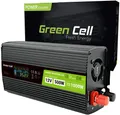 5904326374553 PRZETWORNICA NAPIĘCIA Green Cell PowerInverter LCD 12V / 230V 500W
