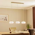Lucande Sharvil Hängeleuchte Deckenlampe Pendelleuchte Lampe Leuchte nickel LED