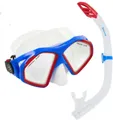 AQUALUNG AQMSH1 NEW AQUASPHERE HAWKEYE MASK & SNORKEL WHITE carta Football, 4006