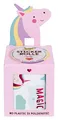 folia 27102 - Stickerrolle UNICORN, Sticker Set mit 352 Aufklebern, 4 m lang mit verschiedenen selbstklebenden Motiven