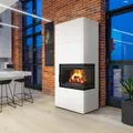 Kamineinsatz Simple Box 8 kW Ø 200 Bianco