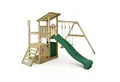 FATMOOSE Spielturm FruityForest Holz-Kletterturm mit Wellenrutsche, Schaukel & Sandkasten, - extrem witterungsbeständig mit 10 Jahren Garantie*