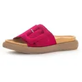 Gabor Pantolette, Plateau, Sommerschuh, Schlappen mit großer Zierschnalle rosa 40 EU