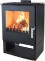 Kaminofen modern model Rheia, A 80.20%, 5 kW, 510 x 420 x 748 mm