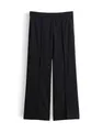 someday Damen Jogpants | Charlie Cropped Wide Leg Pants mit Viskosemix Black, 42