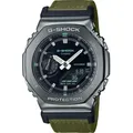 Casio G-Shock Uhr GM-2100CB-3AER Armbanduhr Textilband - Grün/Schwarz