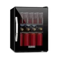 Klarstein Beersafe M Onyx Kühlschrank 33 Liter 2 Böden Panoramaglastür 10034847