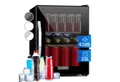 Klarstein Getränkekühlschrank Beersafe M Onyx Getränkekühlschrank 33 L Glastür schwarz, 55.2 cm hoch, 40.3 cm breit, Mini Kühlschrank ohne Gefrierfach klein Getränkekühlschrank Glastür