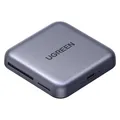 Ugreen 3-in-1 Memory Card Reader CM898 - USB-C / MagSafe / SD & TF - Black (USB-C) (65095)