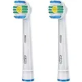 Oral-B Aufsteckbürsten 3D White Ersatzköpfe 2 Stück kompatibel elektrisch - Weiß